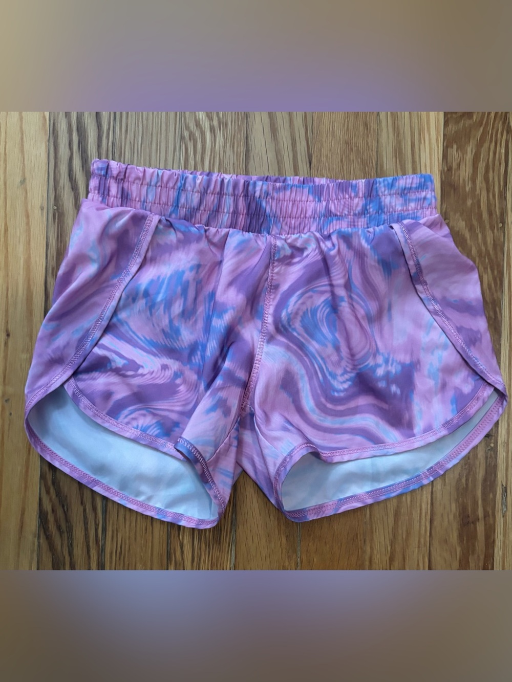 All in Motion Girls Running Shorts With Built In Liner, Size S